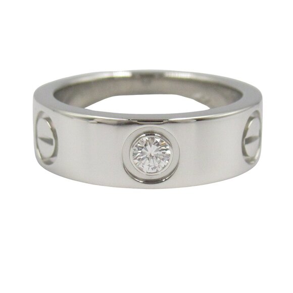 CARTIER Platinum Diamond Love Ring - Picture 2 of 8